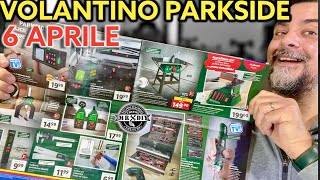 Volantino Parkside lidl fai da te 6 aprile Smerigliatrice con mandrino oscillante Banco sega [upl. by Nino]