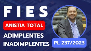 FIES  ANISTIA TOTAL  Inadimplentes  Adimplentes  Veja quem poderá ter direito [upl. by Einiar481]