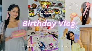 MY BIRTHDAY VLOG 🎀🎂 මගේ දවස  Solo Outing Indoor Birthday Picnic🍱 Birthday treat birthday vlog [upl. by Libbi]