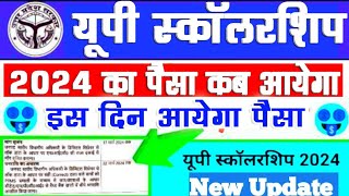 UP Scholarship New Update 2024  BA BSc Scholarship kab ayegi 2024 [upl. by Clo]