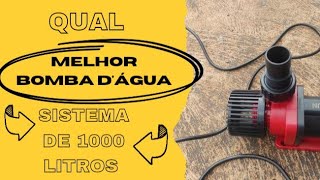 Qual a melhor bomba dágua para um sistema de criação de peixe em caixa dágua de 1000 litros [upl. by Cutlor169]