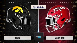 Iowa Hawkeyes vs Mayland Terrapins  College Football 25 simulation [upl. by Aihtak]