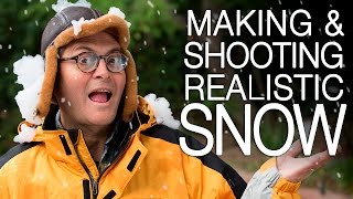 Realistic Snow  Making and Shooting for Video and Photography [upl. by Yecal]