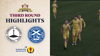 Cumnock Juniors 03 Broomhill  Scottish Gas Mens Scottish Cup Third Round Highlights [upl. by Torto]