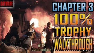 DAYMARE 1998  PS4 CHAPTER 3 Daymare 100 Trophy Walkthrough in 66 minutes [upl. by Manolo]