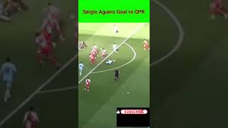 Sergio Aguero Goal vs QPR [upl. by Akenot]