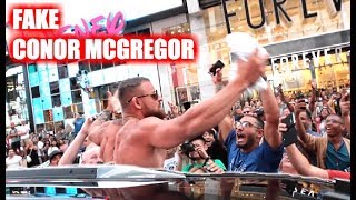 Fake Conor McGregor Pranks New York City [upl. by Schweiker618]