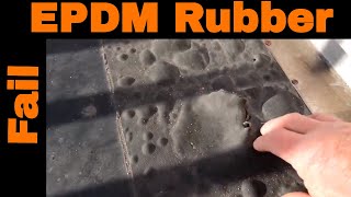 Why EPDM Rubber Roofs fail prematurely [upl. by Moorish]