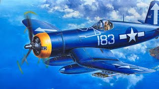 Chance Vought Corsair Tamiya 132 scale model kit Part three details to the engine [upl. by Sergio261]