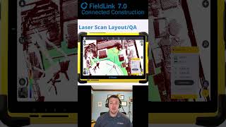 FieldLink 70 Scan Laser Layout Short Trimble laserscanning [upl. by Arikahs]