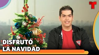 José Emilio Fernández disfrutó de la Navidad sin su familia  Telemundo Entretenimiento [upl. by Lartnom]