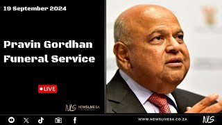 Pravin Gordhan Funeral Service [upl. by Courtund]