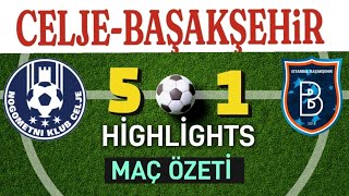 CELJE BAŞAKŞEHİR MAÇ ÖZETİ HİGHLİGHTS BOZKIRIN SESİ [upl. by Ennaylloh]