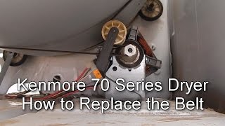 How to Replace the Belt on a Kenmore 70 Series Dryer [upl. by Marb289]