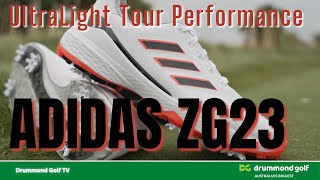 The AllNew ZG23 Ultra Lightweight Performance Golf Shoe from Adidas [upl. by Torbert852]