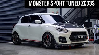 MONSTER SPORT MODIFIED SUZUKI SWIFT SPORT TEST DRIVE REVIEW zc33s suzukiswiftsport [upl. by Wight]