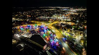 Locomotive Park Christmas Lights 2024 [upl. by Enyawud270]