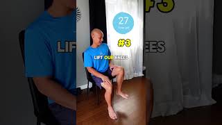 Beginner Leg Exercises for Sedentary Lifestyle homeworkout chairworkout sedentary [upl. by Ainnek779]