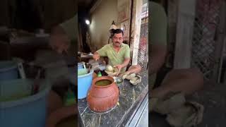 Pandit Ji making Raita Kachori recipe in Kolkata [upl. by Otrebmuh]