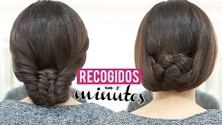 Recogidos con trenzas 5 minutos [upl. by Nordna]