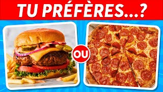 Tu préfères  50 DILEMMES de NOURRITURE 🍔🍕 [upl. by Tomlin]