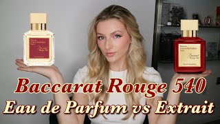 BACCARAT ROUGE 540  Eau de Parfum VS Extrait de Parfum  Lucy Gregson [upl. by Lak]