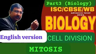 CELL DIVISION Mitosis advanced level by Tuhin sit English Version [upl. by Sidonnie]