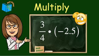 How to Multiply this Fraction to this Decimal Number  Math Defined with Mrs C [upl. by Tik613]