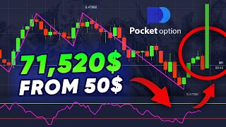 Made 71520 with JUST 50 TOP Pocket Option Trading Strategy [upl. by Nishi]