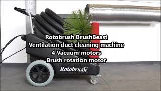 Rotobrush BrushBeast  powerfull air duct cleaning solution [upl. by Hayikat]