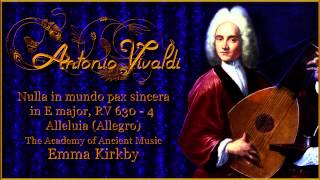 Vivaldi RV 630  4 Alleluia Emma Kirkby [upl. by Gustave299]