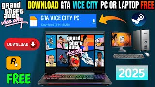 Download Gta Vice City For Pc 2024  How To Download Gta Vice City In PcLaptop FREE [upl. by Enyar]