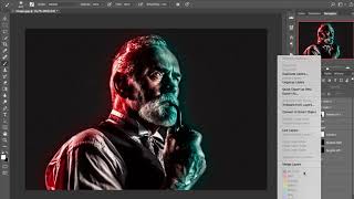 How to use Double Light Photoshop Action [upl. by Llecrup]