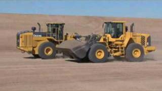 Deere vs Volvo  Loader drag race [upl. by Sherfield]