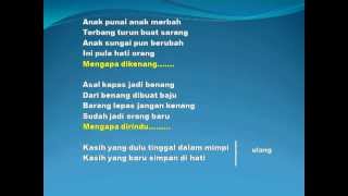 UJI RASHID MENGAPA DIRINDU LIRIK [upl. by Ardnuahs]