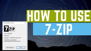 How to Use 7Zip to Compress Files and Extract Files [upl. by Ranita]