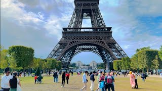 Eiffel Tower — Paris France 🇫🇷 4K 60FPS HDR Walking Tour [upl. by Trubow480]