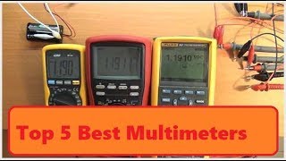 Top 5 Multimeters  Best Digital Multimeter of 2018 [upl. by Oliy]