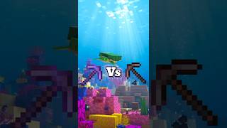 Enchanted netherite pickaxe Vs Minecraft all axe minecraftshorts pickaxe tools netherite [upl. by Garrik]