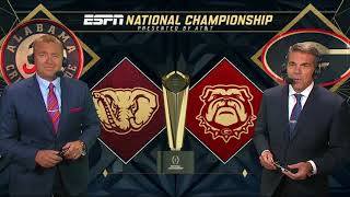 NCAAF 2017 CFP 2017 CFP National Championship Alabama vs Georgia [upl. by Kcered]