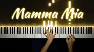 Mamma Mia  ABBA  Piano Cover with PIANO SHEET [upl. by Nnazil]