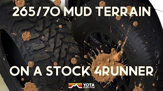 26570 Mud Tires On A Stock 2022 Toyota 4Runner [upl. by Rosenblast736]