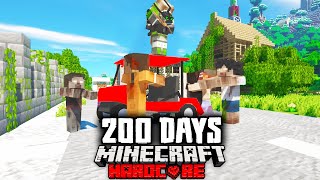 I Survived 200 Days in a Contaminated Zone in Hardcore Minecraft [upl. by Rexfourd]