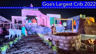 Goas Biggest Christmas Crib at Betalbatim 2022🎄 [upl. by Aihsi427]