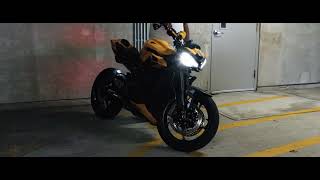 2024 Triumph Street triple 765 RS Full Zard exhaust triumph streettriple765rs zard motorcycle [upl. by Eidnarb]