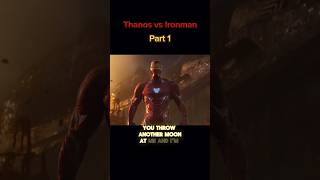 Thanos vs Iron Man Epic Showdown Thanos IronMan Marvel MCU EpicFight FightScene Shorts [upl. by Anne-Marie]