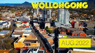 WOLLONGONG city skyline Great Australian Beach City August 2022 [upl. by Brasca]