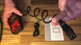 ANCEL VD500 OBD2 Diagnosegerät VAG VW Fehlercodes TP Position EPB Service unboxing [upl. by Vassell516]