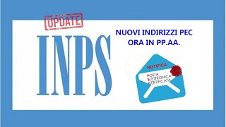 I nuovi indirizzi INPS per le notifiche ex L 5394 [upl. by Nellac489]