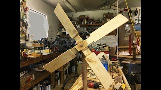 How to Make Best Big DiY 4 Blade Whirligig Propeller part 3 [upl. by Croom]